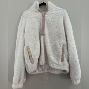 No Boundaries Cream Sherpa Hoodie